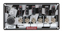 QUICKCAR RACING PRODUCTS Ignition Panel Fused w/Start Button 50-163