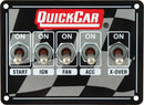 QUICKCAR RACING PRODUCTS Ignition Panel Dual Box 50-1711