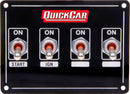 QUICKCAR RACING PRODUCTS Ignition Panel Extreme 4 Switch Single Ignition 50-7431
