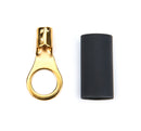 QUICKCAR RACING PRODUCTS Ring Terminal 3/8 8-10 GA. Pair w/Heat Shrink 57-474