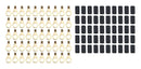 QUICKCAR RACING PRODUCTS Ring Terminal 5/16in 14- 16 Ga w/Heat Shrink 50pk 57-479-50