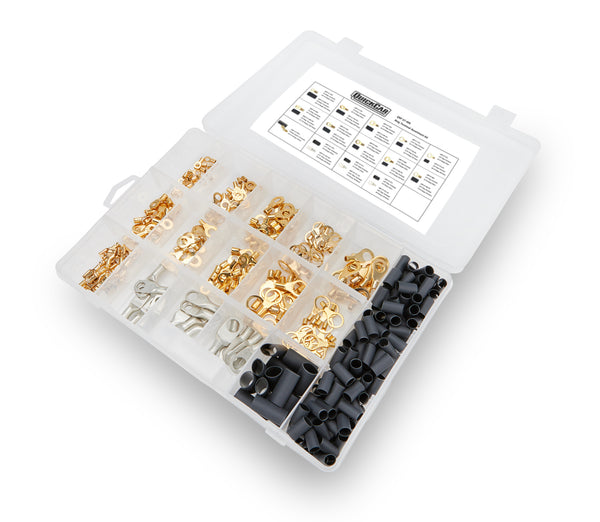 QUICKCAR RACING PRODUCTS Ring Terminal Assortment with Case 57-499