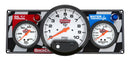 QUICKCAR RACING PRODUCTS 2-1 Gauge Panel Tach OP/WT 61-6031