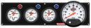 QUICKCAR RACING PRODUCTS 3-1 Gauge Panel OP/WT/WP Black 61-6746