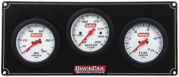 QUICKCAR RACING PRODUCTS 3 Gauge Extreme Panel OP/WT/FP 61-7012