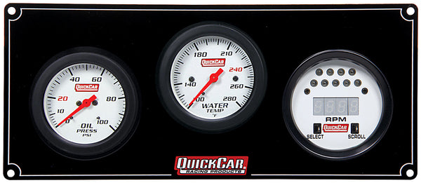 QUICKCAR RACING PRODUCTS Extreme 2-1 w/Tach OP/WT 61-7031