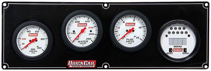QUICKCAR RACING PRODUCTS Extreme 3-1 w/Tach OP/WT/FP 61-7042