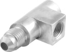 QUICKCAR RACING PRODUCTS Aluminum Tee 1/8 NPT x 1/8 NPT x -4 61-722