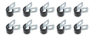 QUICKCAR RACING PRODUCTS Alum Line Clamps 3/8in 10pk 66-852