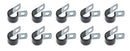QUICKCAR RACING PRODUCTS Alum Line Clamps 1/2in 10pk 66-854