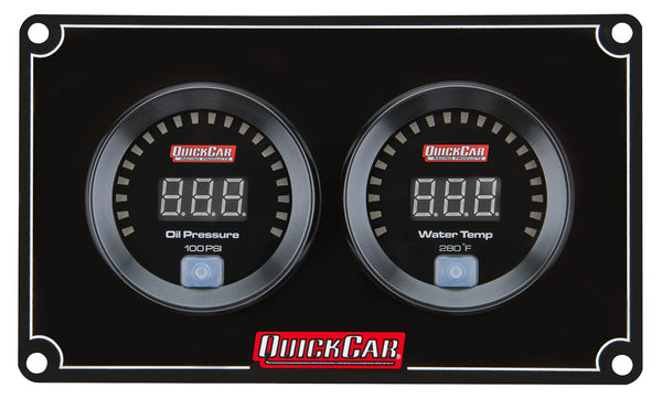 QUICKCAR RACING PRODUCTS Digital 2-Gauge Panel OP/WT 67-2001