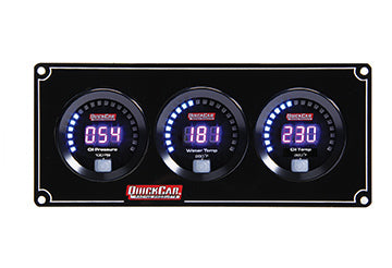 QUICKCAR RACING PRODUCTS Digital 3-Gauge Panel OP/WT/OT 67-3011