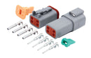 QUICKCAR RACING PRODUCTS Deutsch Connector - 4-Pin 71-342