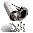 QUICK TIME PERFORMANCE 2.50 Inch Stainless Stee l Exhaust Cutout 10250