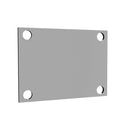 QUICK TIME PERFORMANCE Low Profile Oval 4 Bolt Cover Plate 10338C