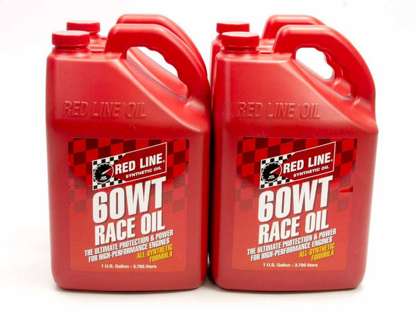REDLINE OIL 60WT Race Oil Case/4-Gal (20W60) 10605