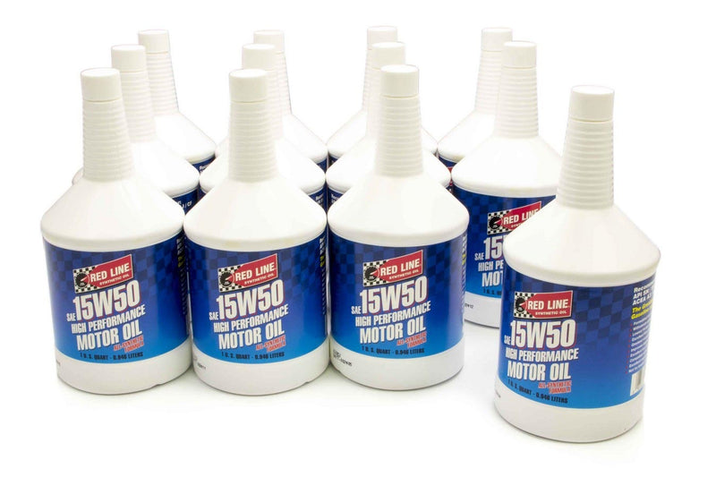 REDLINE OIL 15w50 Motor Oil Case 12 x 1qt 11504