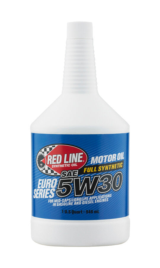 REDLINE OIL 5W30 Euro-Style Motor Oil Case 12 x 1 quart 12304