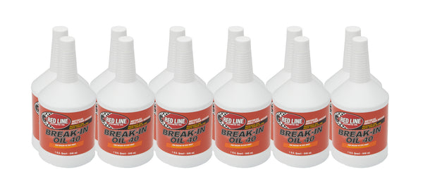 REDLINE OIL Break In Oil 40W Case 12 x 1 Quart Bottles 16004
