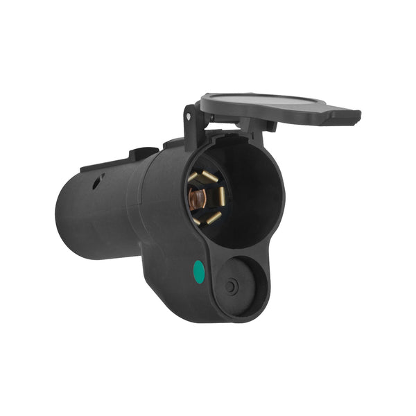 REESE 7-Way Flat Pin to 7-Flat Pin Adapter w/LED Lamp 20142