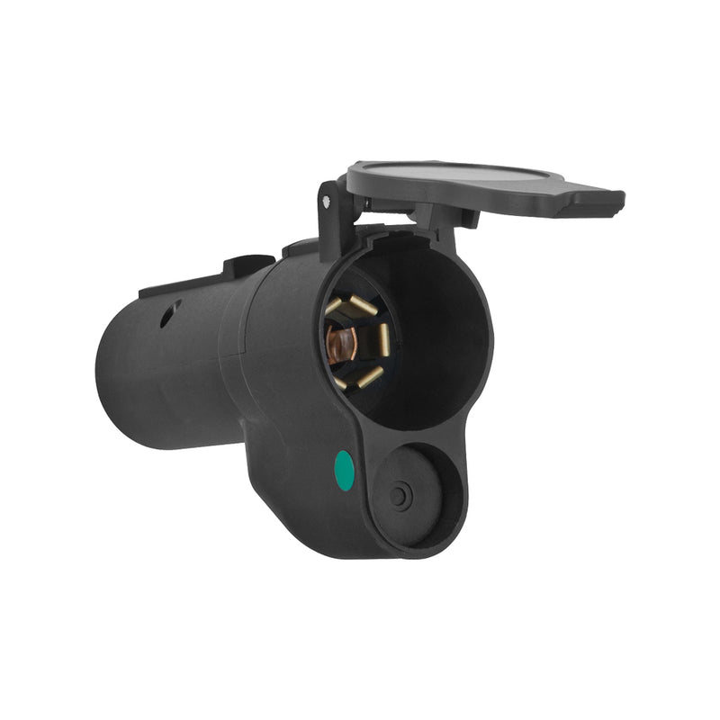 REESE 7-Way Flat Pin to 7-Flat Pin Adapter w/LED Lamp 20142