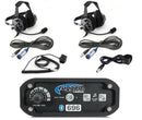 RUGGED RADIOS Intercom System 2 Person w/Headsets Bluetooth RGR696-2P-BTU BOD Kit