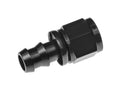 REDHORSE PERFORMANCE 10AN Push Lock Hose End Str Black 36801