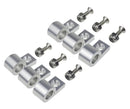 REDHORSE PERFORMANCE 1/4in Polished Aluminum Line Clamps 6/pkg 320-14-5