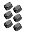 REDHORSE PERFORMANCE 3an Alm Tube Nuts 3/8-24 6pk Black -395130