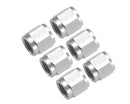 REDHORSE PERFORMANCE 3AN Aluminum Tube Nut 3/16in Hard Line 6pcs -395127