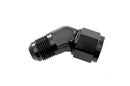 REDHORSE PERFORMANCE 4AN Male to 4AN Female 45Deg Black 8245-04-04-2
