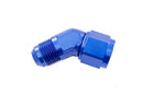 REDHORSE PERFORMANCE 6AN Male to 6AN Female 45Deg Blue 8245-06-06-1