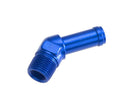REDHORSE PERFORMANCE 1/4in Hose to 1/8in NPT Male 45Deg Blue 844-04-02-1