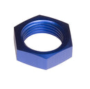 REDHORSE PERFORMANCE 8AN Aluminum Bulkhead Nut 2/pkg Blue -356262