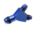 REDHORSE PERFORMANCE 6an Single inlet to 6an Dual Outlet - Blue 930-06-06-1