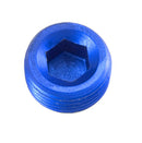 REDHORSE PERFORMANCE 1/16in NPT Hex Head Pipe Plug 2/pkg Blue -353553