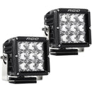RIGID INDUSTRIES LED Light 4x4in D-XL Pro Series Flood Beam Pair 322113