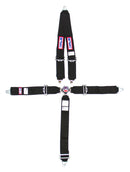 RJS SAFETY 5 PT Harness System Q/R BK Roll Bar 3inSub 1030101