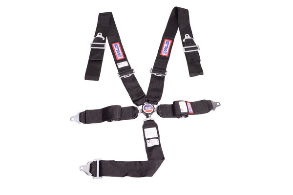 RJS SAFETY 5 PT Harness System Q/R Black Ind Wrap 3in Sub 1034901