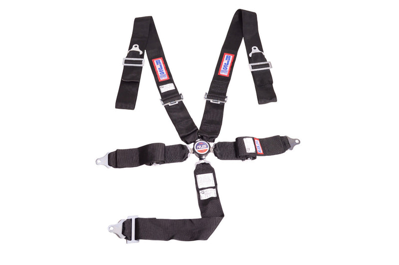RJS SAFETY 5 PT Harness System Q/R Black Ind Wrap 3in Sub 1034901