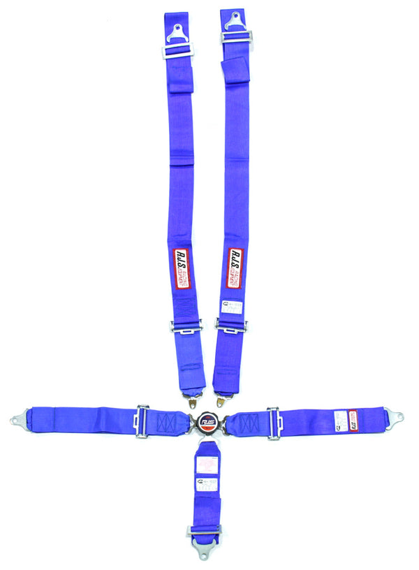 RJS SAFETY 5pt Harness System Q/R Blue Ind Wrap 3in Sub 1034903