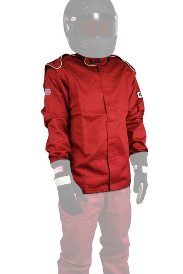 RJS SAFETY Jacket Red X-Large SFI-1 FR Cotton 200400406