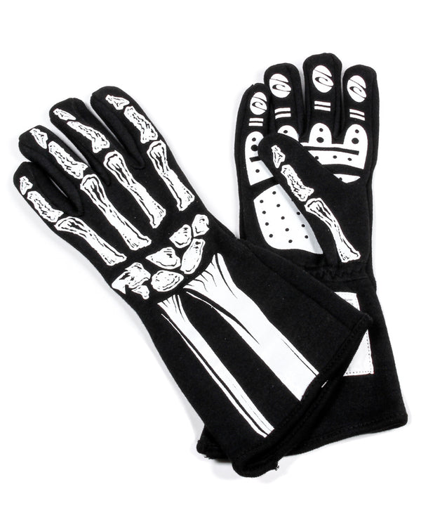 RJS SAFETY Double Layer White Skeleton Gloves XX-Large 600080140