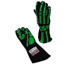 RJS SAFETY Single Layer Lime Green Skeleton Gloves X-Large 600090147