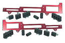 R AND M SPECIALTIES Spark Plug Wire Loom SBC Red 1101-R