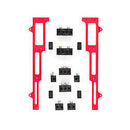 R AND M SPECIALTIES Spark Plug Wire Loom BBC Red 1102-R