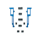 R AND M SPECIALTIES Spark Plug Wire Loom Pontiac Blue 1110-B
