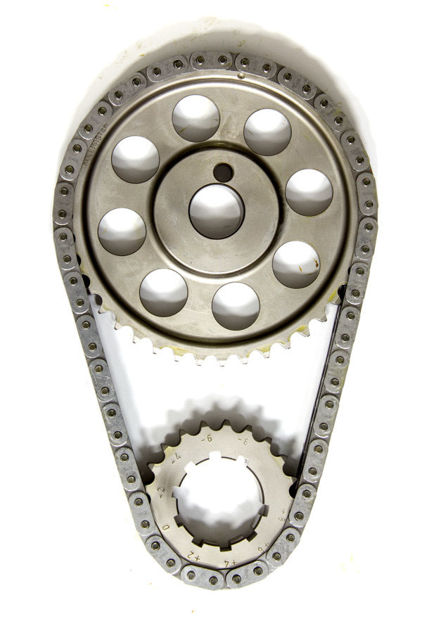 ROLLMASTER-ROMAC SBF Billet Roller Timing Set w/Shim & Nit. Sprkts CS3020