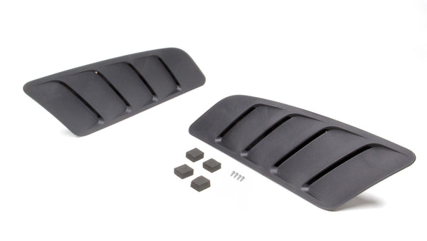 ROUSH PERFORMANCE PARTS Hood Heat Extractors - 2015 Mustang - Black 421869