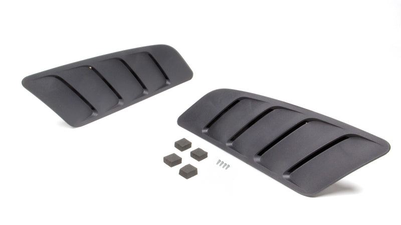 ROUSH PERFORMANCE PARTS Hood Heat Extractors - 2015 Mustang - Black 421869